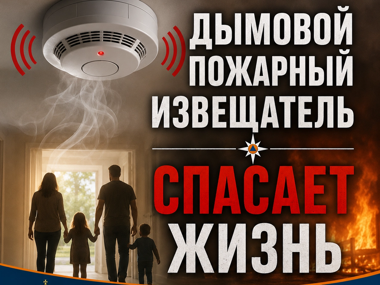 Автономный пожарный извещатель.